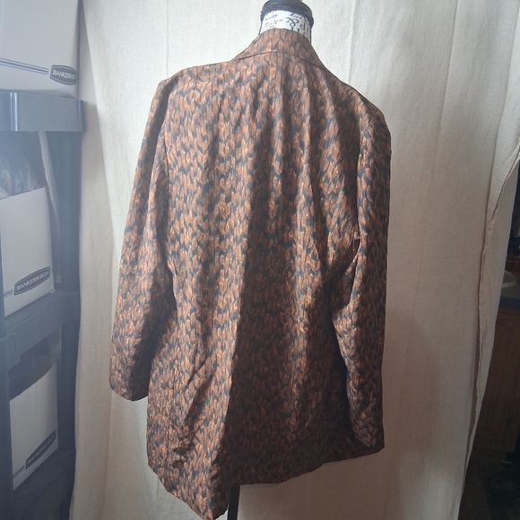 Vintage 80s Linda Allard Ellen Tracy Silk Blouse - Size 6 - Picture 4 of 6